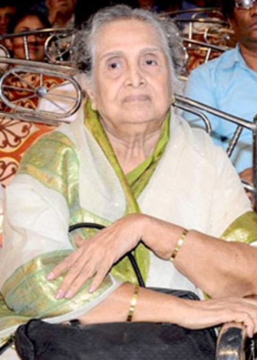 Sulochana Latkar at Maharashtra Day celebration in 2011