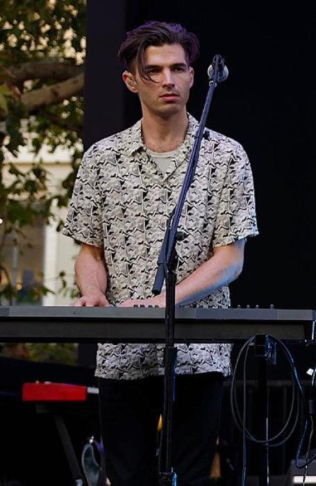 Alex Greenwald as seen performing with Phases in 2016