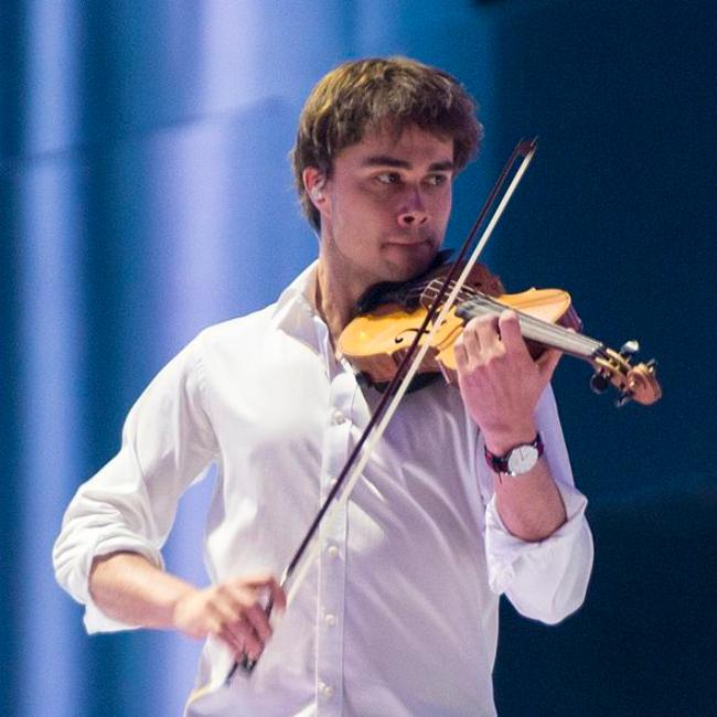 Alexander Rybak as seen performing in the interval act of the Eurovision Song Contest in 2016