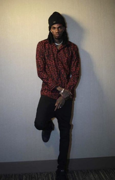 Alkaline as seen while posing for a picture in September 2018