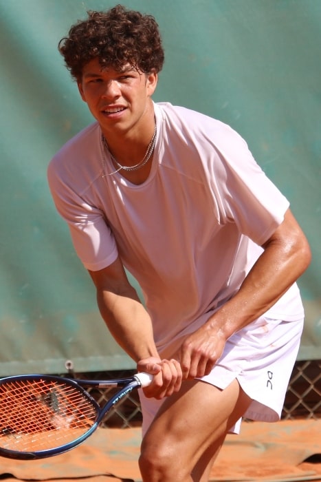 Ben Shelton as seen at the 2023 Monte-Carlo Masters