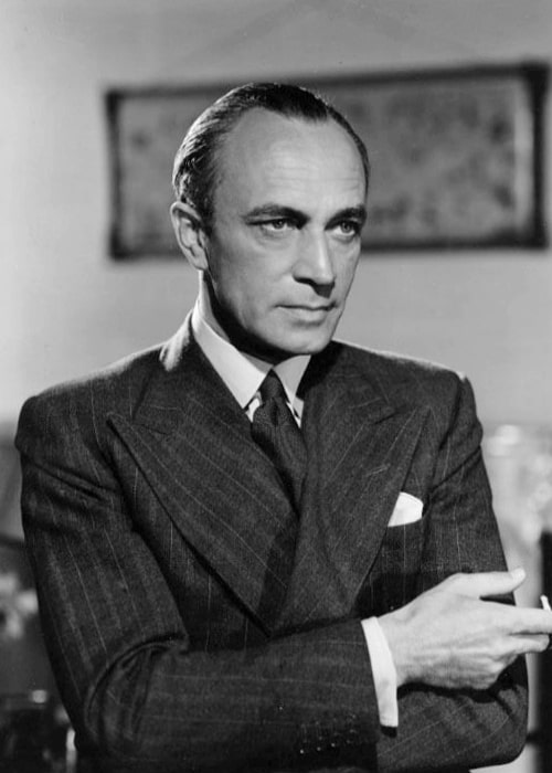 Black & White photo of Conrad Veidt taken on March 17, 1941