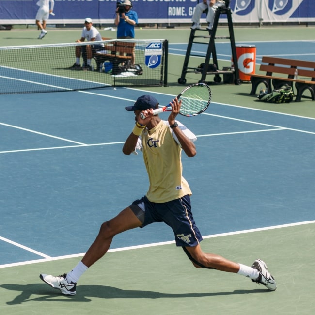 Chris Eubanks of Georgia Tech at the 2017 ACC Tournament, on April 29