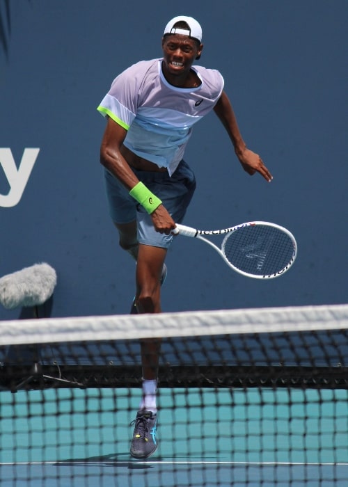 Christopher Eubanks at the 2023 Miami Open on March 25