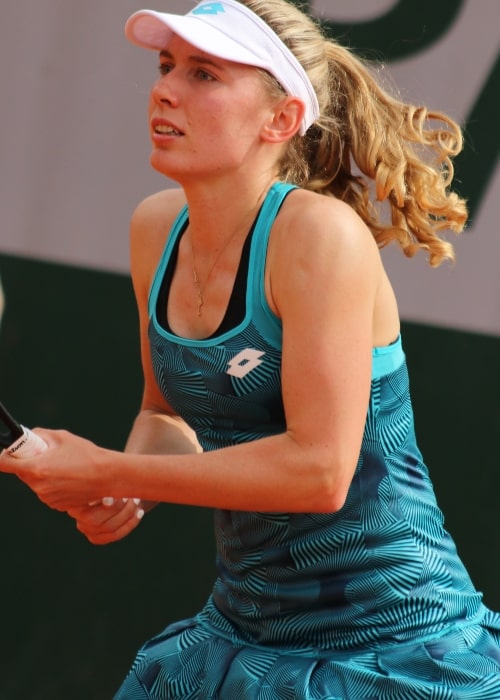 Ekaterina Alexandrova during a game in RG19 on May 9, 2019