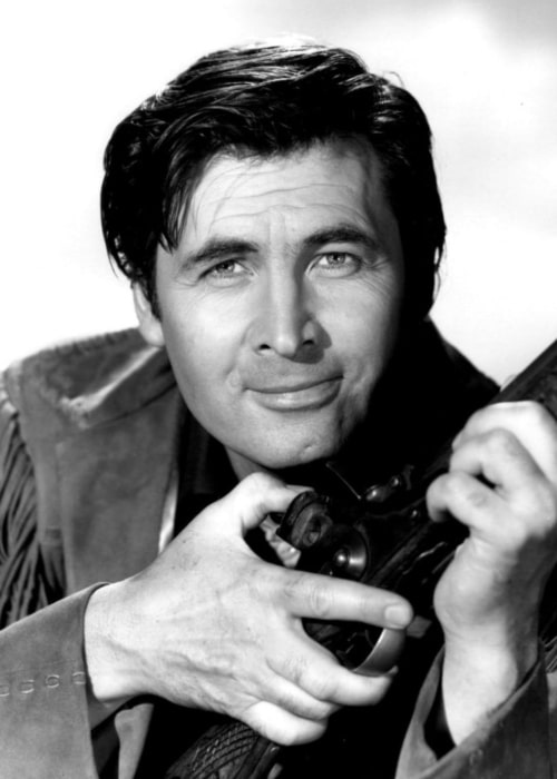 Fess Parker as Daniel Boone in the television program 'Daniel Boone'