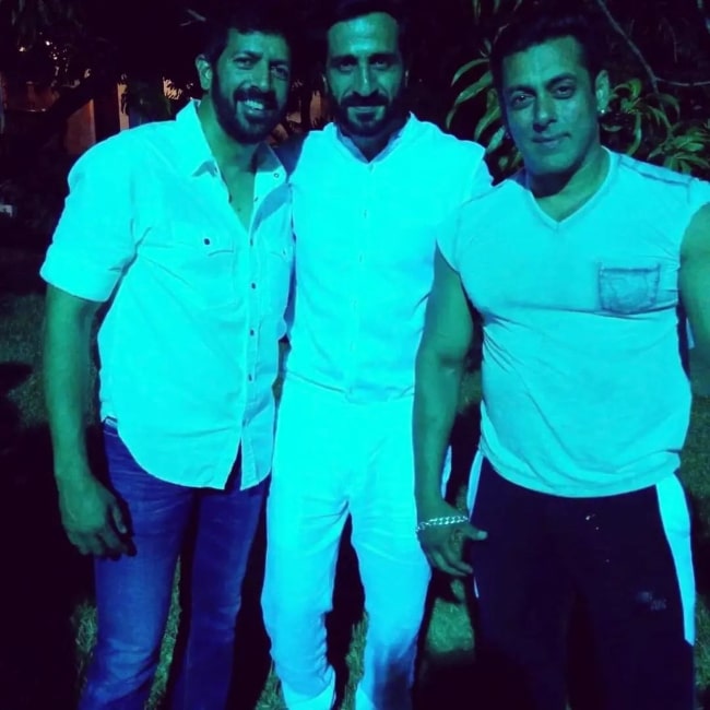 From Left to Right - Kabir Khan, Mir Sarwar, and Salman Khan as seen in an Instagram post in December 2022