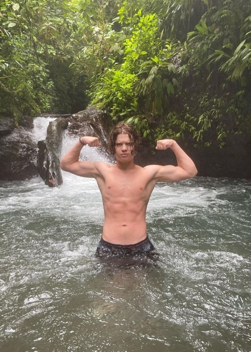 Jakob Magnus as seen in a picture that was taken in July 2021, in Quepos, Costa Rica