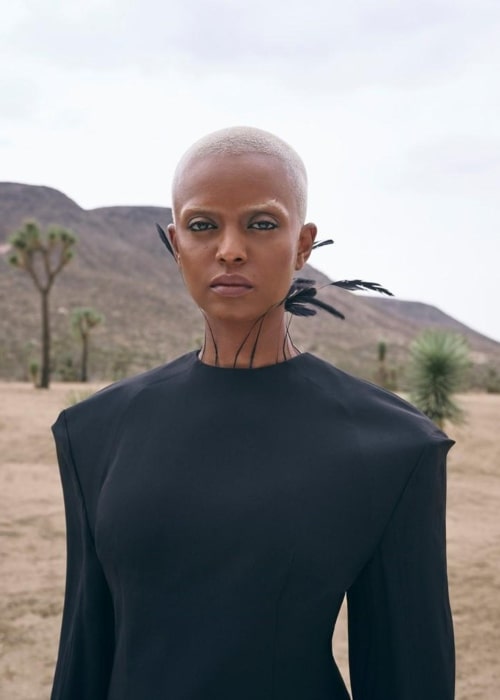 Kelela as seen in a picture that was taken during a modeling shoot on September 20, 2022