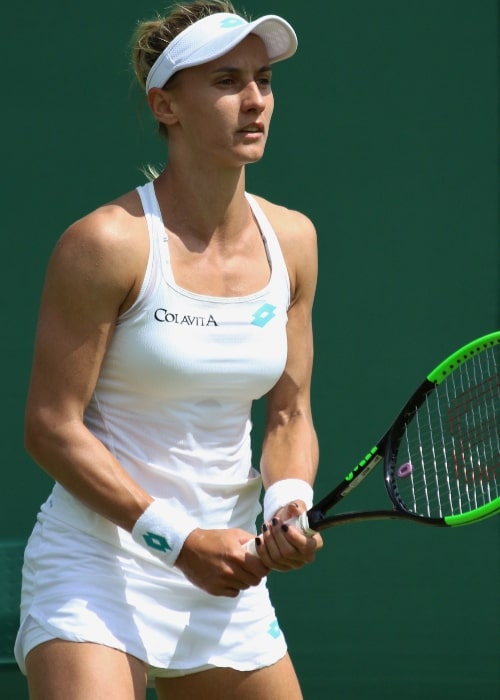 Lesia Tsurenko as seen in a picture that was taken at WM19 on July 2, 2019