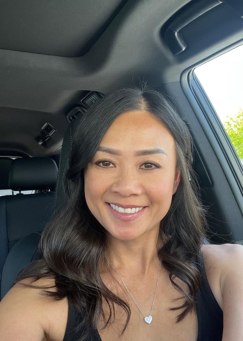 Linda Pham Laeno as seen in a selfie that was taken in June 2023