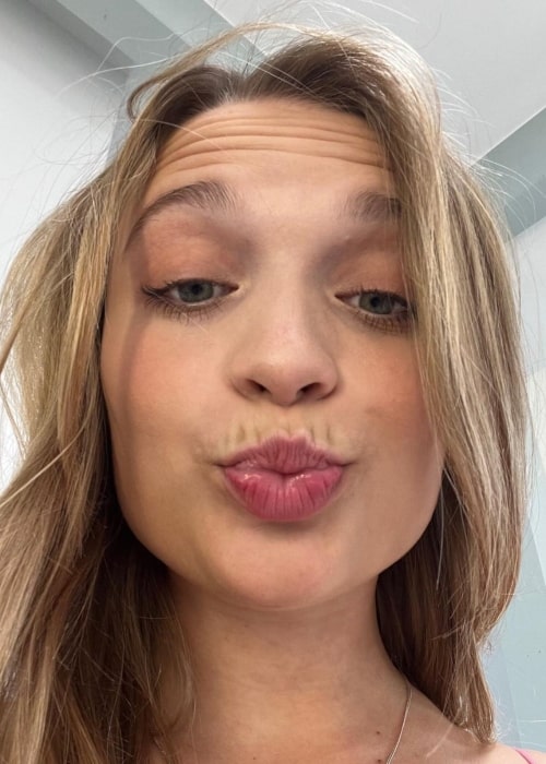 Lisa Küppers as seen in a selfie that was taken in July 2023, in Cologne, Germany