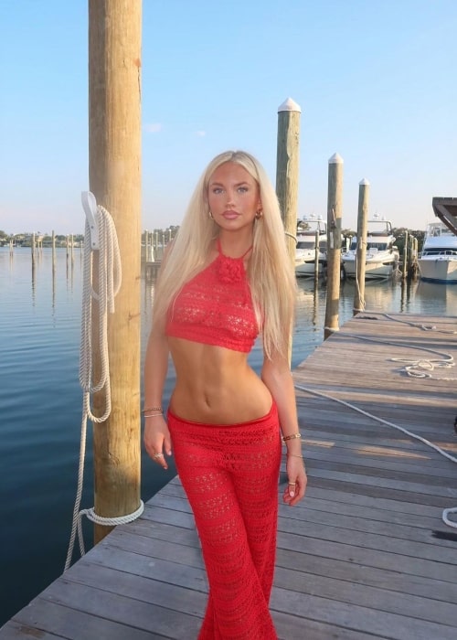 Marissa Daleigh Ayers as seen in a picture that was taken at a dock in Anna Maria Island in July 2023