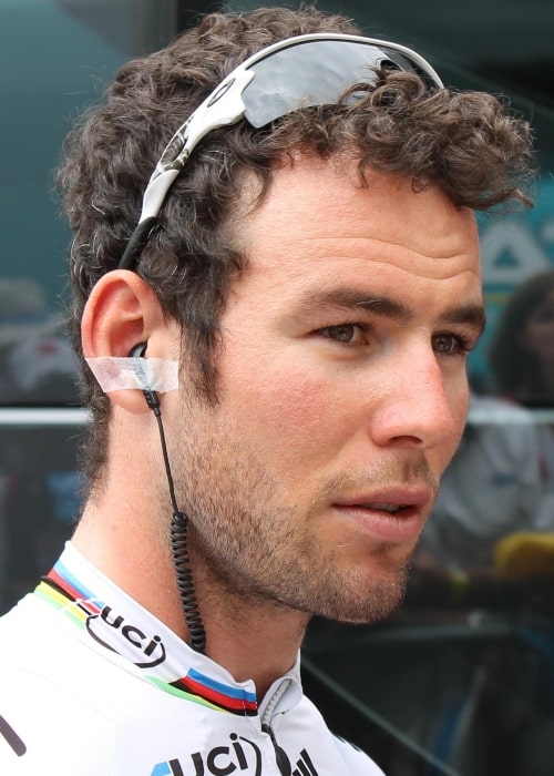 Mark Cavendish (Team Sky) at the start of stage 18 of 2012 Tour de France in Blagnac (Haute-Garonne)