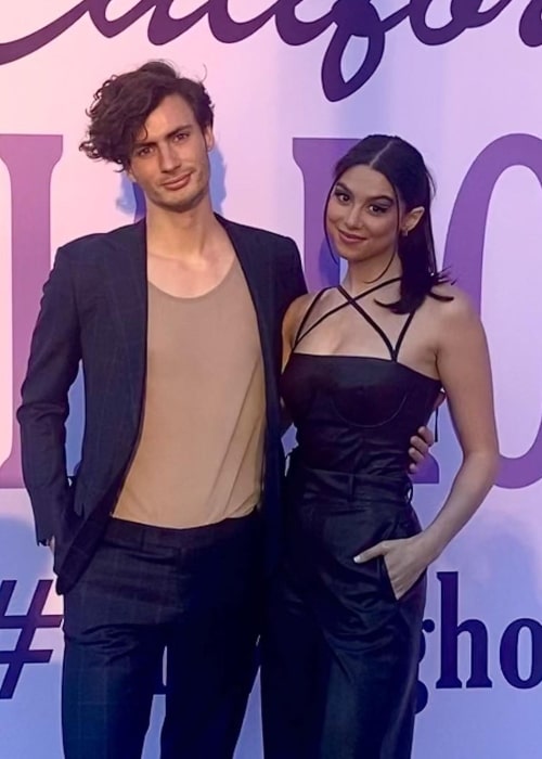 Max Chester as seen in a picture with American actress and singer Kira Kosarin in March 2022