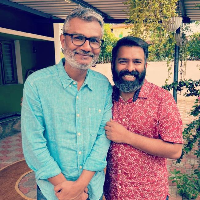 Nitesh Tiwari as seen posing for an Instagram picture with musician Santhosh Narayanan in 2022