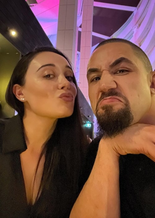 Robert Whittaker as seen in a selfie with his wife Sofia Maree Whittaker that was taken in May 2023, at The Star Gold Coast
