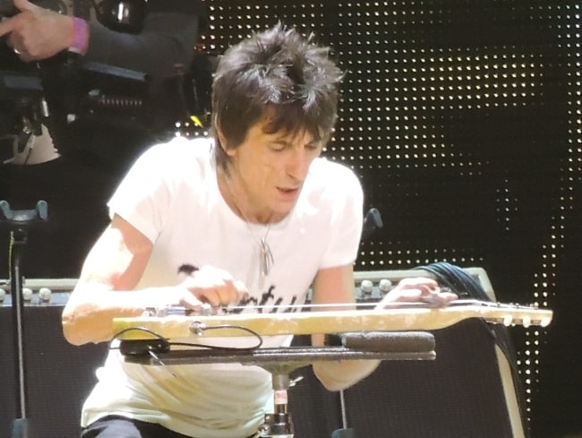 Ronnie Wood as seen during the 'Rolling Stones' 50 & Counting tour in December 2012