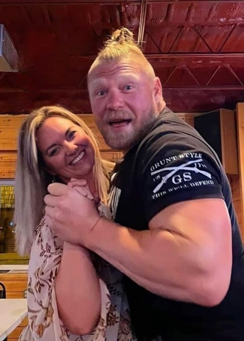 Sable as seen in a picture with Brock Lesnar that was taken in December 2021