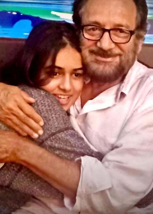 Shekhar Kapur as seen in an Instagram picture with his daughter Kaveri in 2023