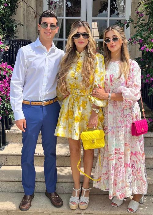 Siggy Flicker as seen posing for an Instagram picture with her two children in July 2023