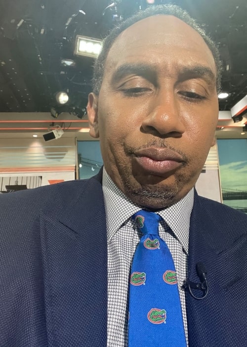 Stephen A. Smith as seen in a selfie that was taken in September 2021