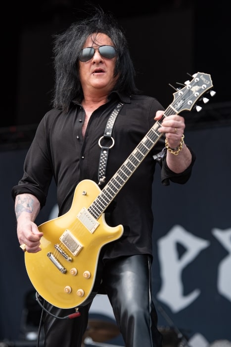 Steve Stevens as seen during a performance in 2019