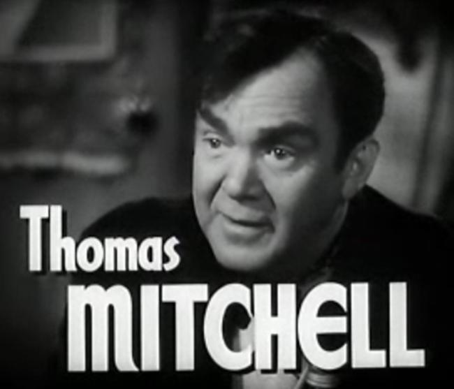 Thomas Mitchell as seen in a screenshot from the 1947 film High Barbaree