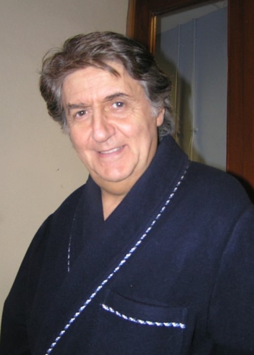 Tom Conti as seen in his dressing-gown-and-slippers stage outfit when he was starring in the play 'Romantic Comedy' in Glasgow in 2007