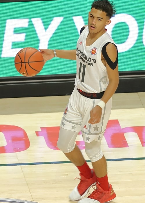 Trae Young at the w_2017 McDonald's All-American Boys Game on March 29