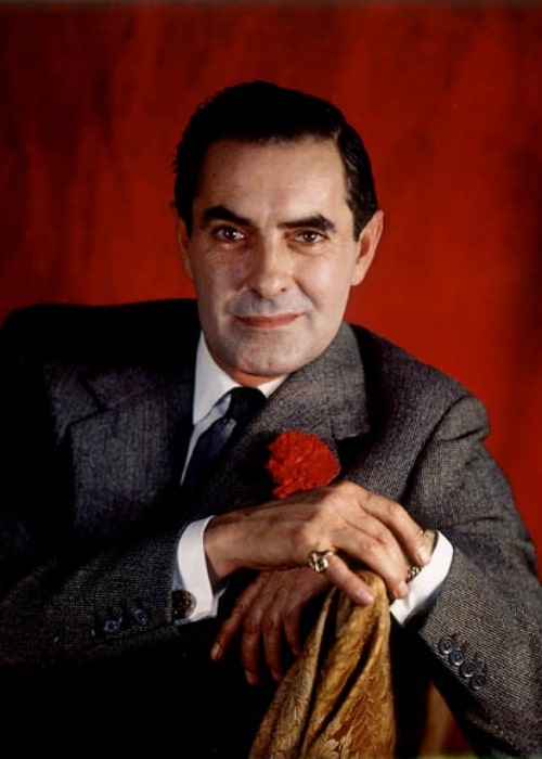 Tyrone Power as seen while posing for the camera in 1946