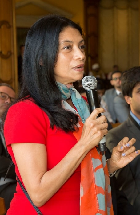 Zarina Mehta as seen while speaking at the Horasis India Meeting in 2016