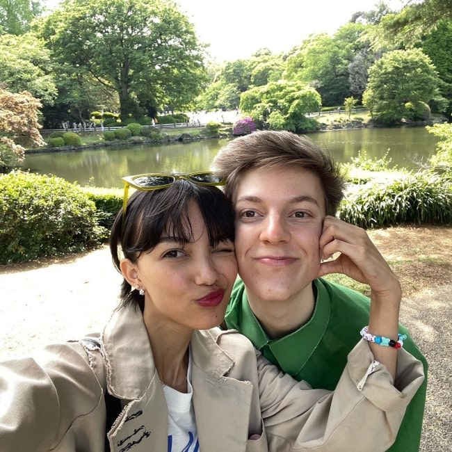 Aisha Rae Ordonia as seen in a selfie with her boyfriend Weston Koury during their visit to Japan in May 2023