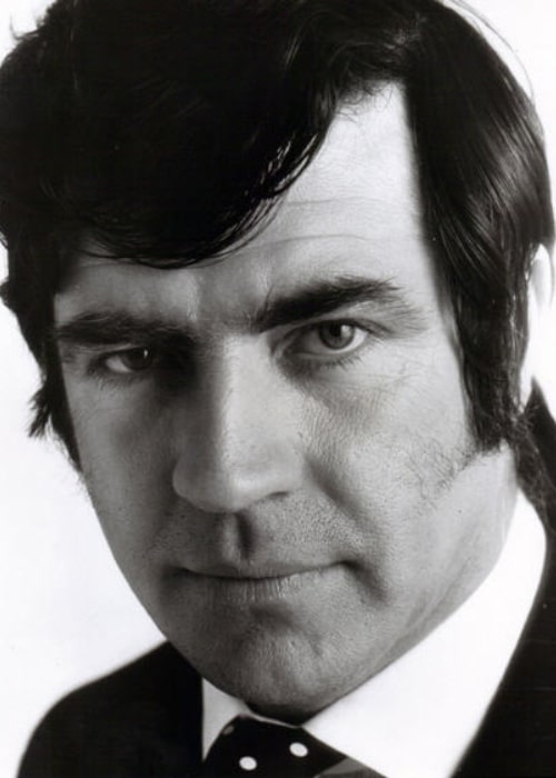 Alan Bates as seen in a publicity photo for the PBS show 'Piccadilly Circus', c. 1975