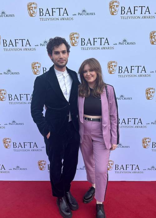 Alice Oseman as seen with Patrick Walters at the BAFTA Awards in 2023