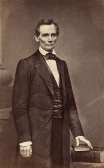 An 1860 portrait of Abraham Lincoln done on the day of his Cooper Union speech