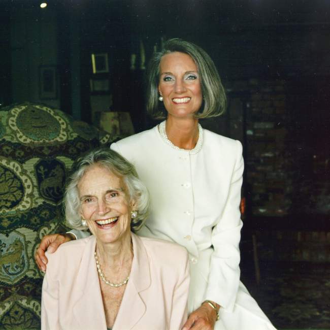 Anne Graham Lotz as seen in an Instagram picture with her mother Ruth Bell