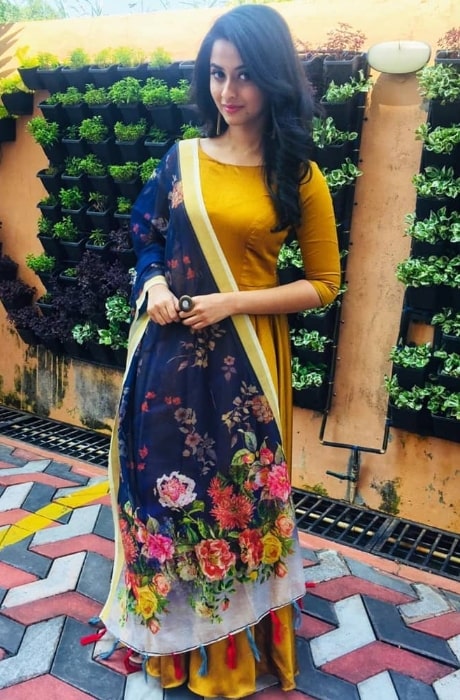 Arthana Binu as seen while posing for the camera in January 2020