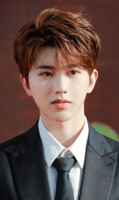 Cai Xukun as seen during an event in 2019