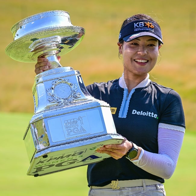 Chun In-gee as seen after winning the 2022 Women's PGA Championship