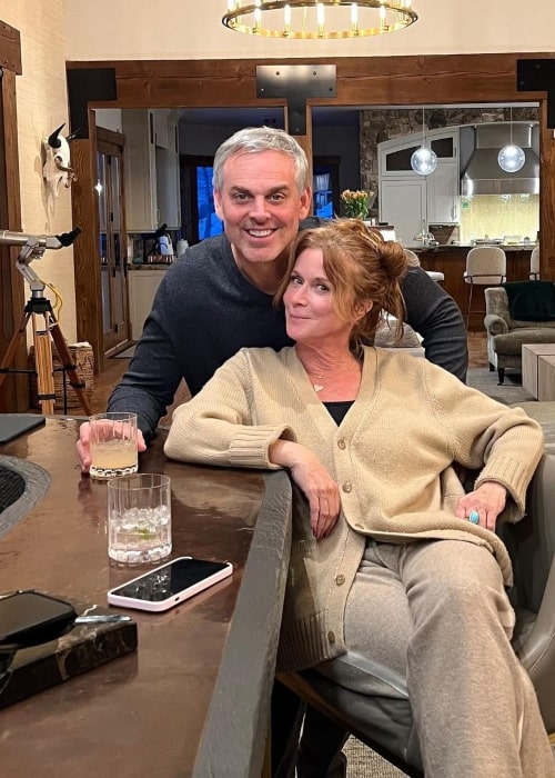 Colin Cowherd as seen in a picture with his wife Ann Hamilton-Cowherd that was taken in February 2023