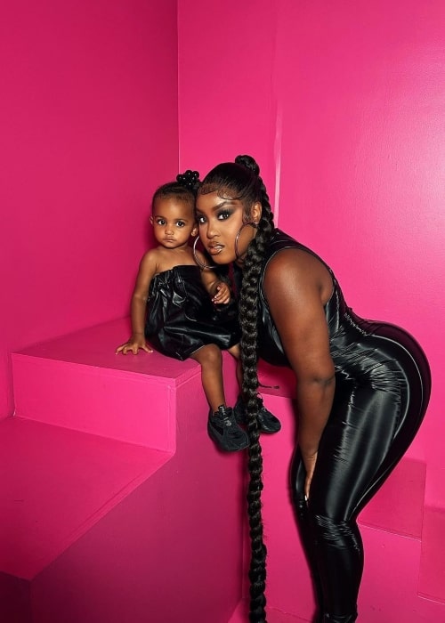 Daysha Taylor as seen in a picture with her daughter Dream that was taken in July 2023
