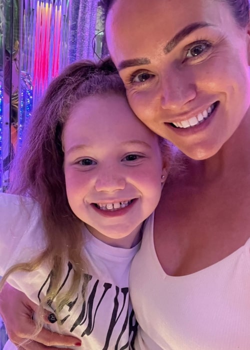 Holly Matthews as seen in a selfie with her daughter that was taken in August 2023