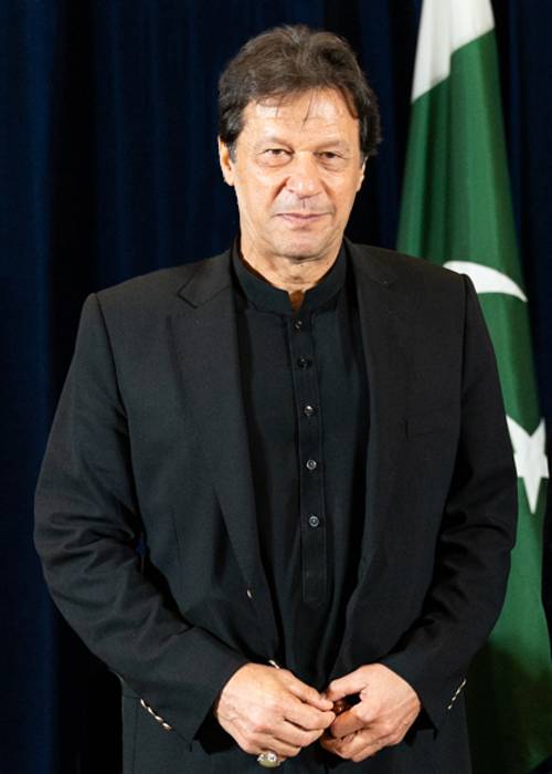 Imran Khan as seen in 2019