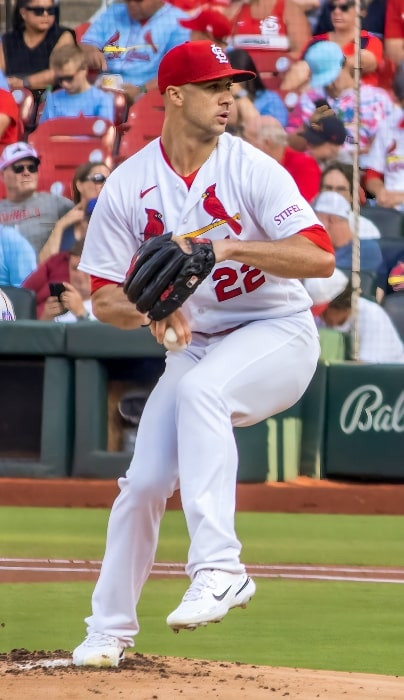 Jack Flaherty as seen while pitching for the St. Louis Cardinals during a game at Busch Stadium on June 13, 2023