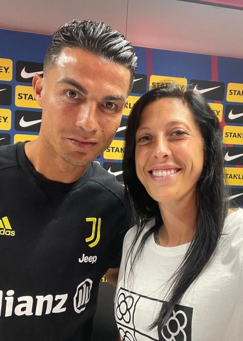Jennifer Hermoso as seen in a selfie with Cristiano Ronaldo in December 2022