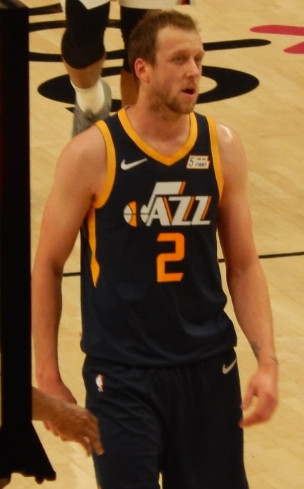 Joe Ingles with the Utah Jazz in 2018