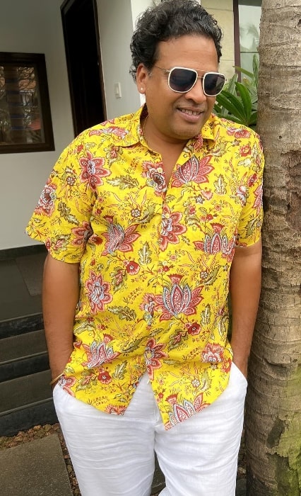 John Vijay as seen while posing for a picture in May 2023