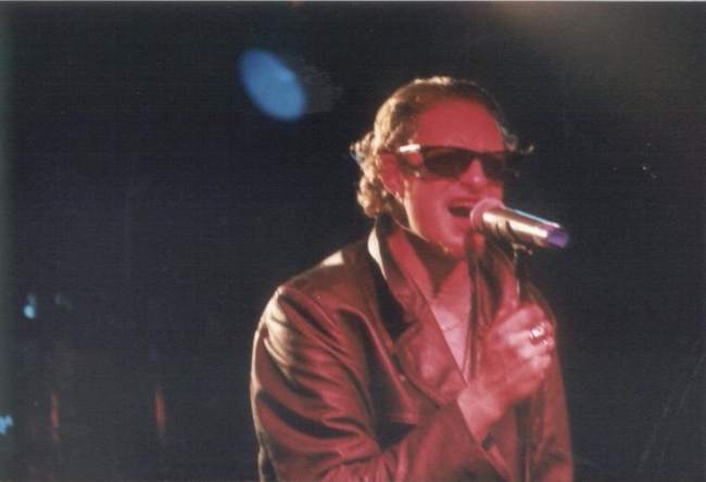 Layne Staley as seen performing onstage in 1992