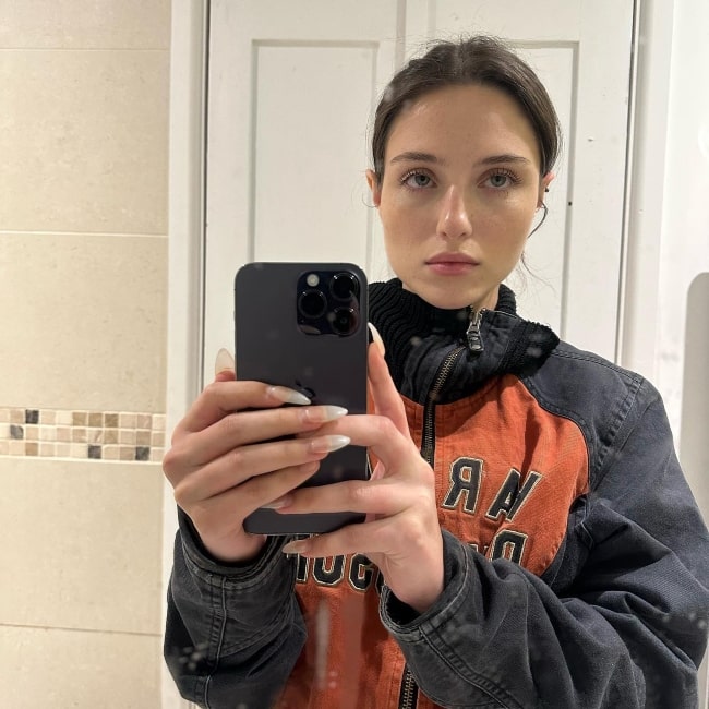 Madeline Argy as seen in a selfie that was taken in January 2023